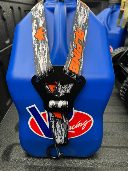 Dual Y Fuel Jug Strap-Storm Camo Alpine Offroad