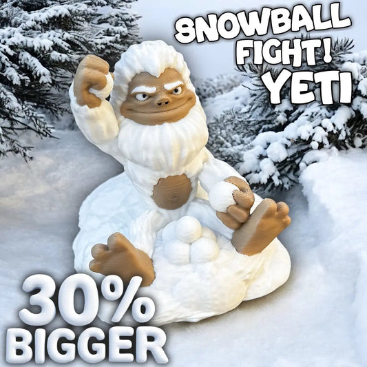 Snowball Fight! Yeti - DeskMate