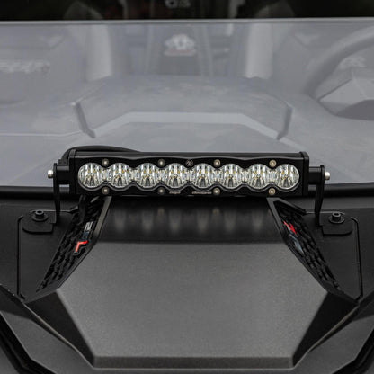 LED light bar on a vehicle roof