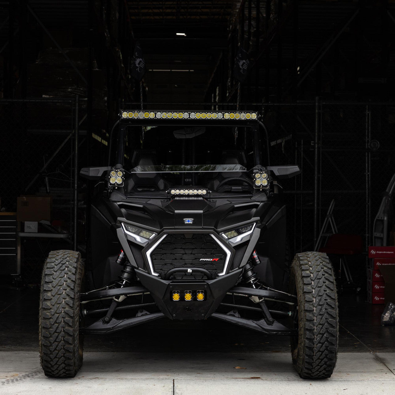 Polaris RZR S8 10" Hood Light Bar Kit (2025 Pro R/S/XP)