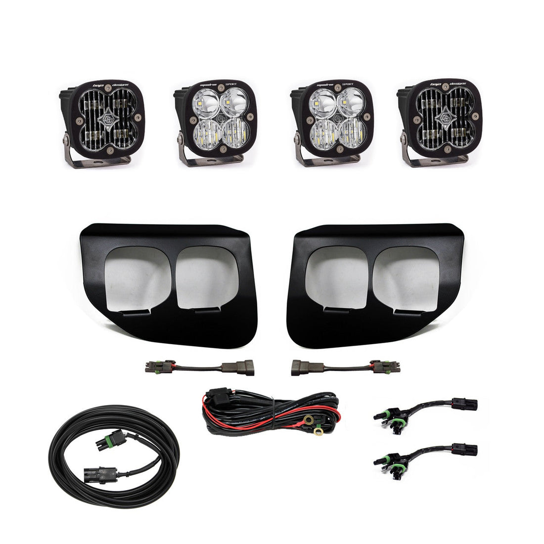 Baja Designs Squadron SAE/Sport Fog Pocket Light Kit | 2020-22 Ford F-250/350