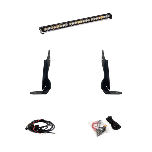 Baja Designs S8 30 Inch Grille Light Bar Kit | 2020-22 Sierra GMC 2500HD/3500HD