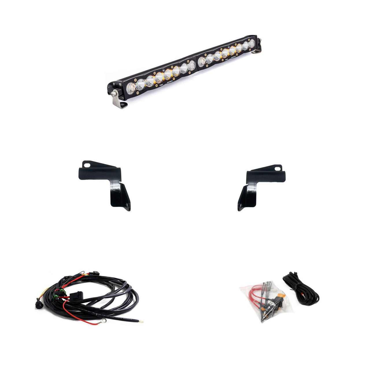 Baja Designs S8 20 Inch Bumper Light Bar Kit | 2020-22 Sierra GMC 2500HD/3500HD