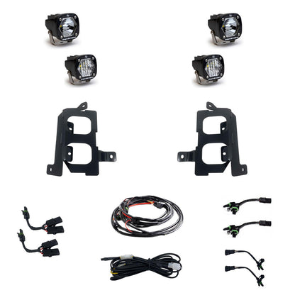 Baja Designs S1 Dual Fog Pocket Light Kit | 19-22 GMC Sierra 1500