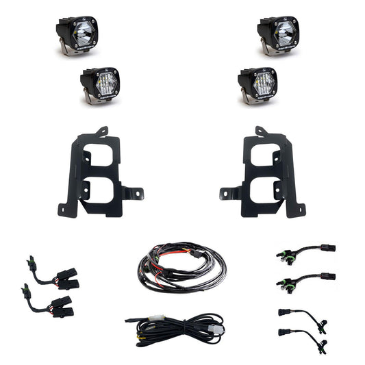Baja Designs S1 Dual Fog Pocket Light Kit | 19-22 GMC Sierra 1500