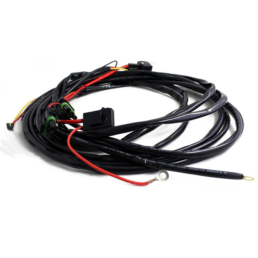 Baja Designs OnX6/S8/XL 3-Pin Hi-Beam 2-Light Max (150 Watts) Wiring Harness | Universal