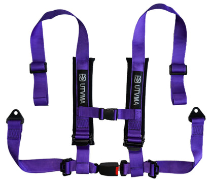 RZR 4-Point Harness Seat Pass Through Kit (2 Seats) with Override Clip