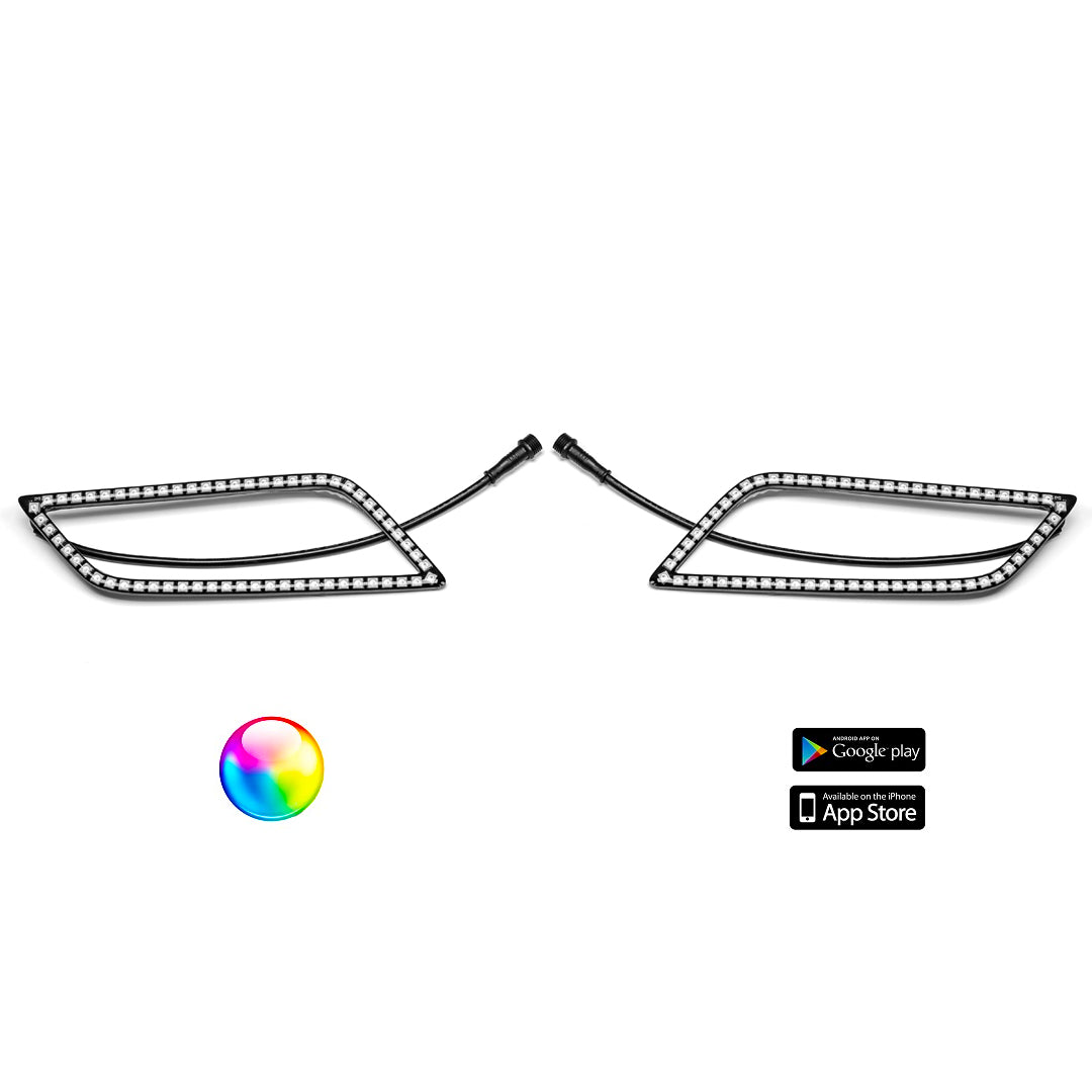 187 Style Talon Halos w/ Control Harness 5150 Whips
