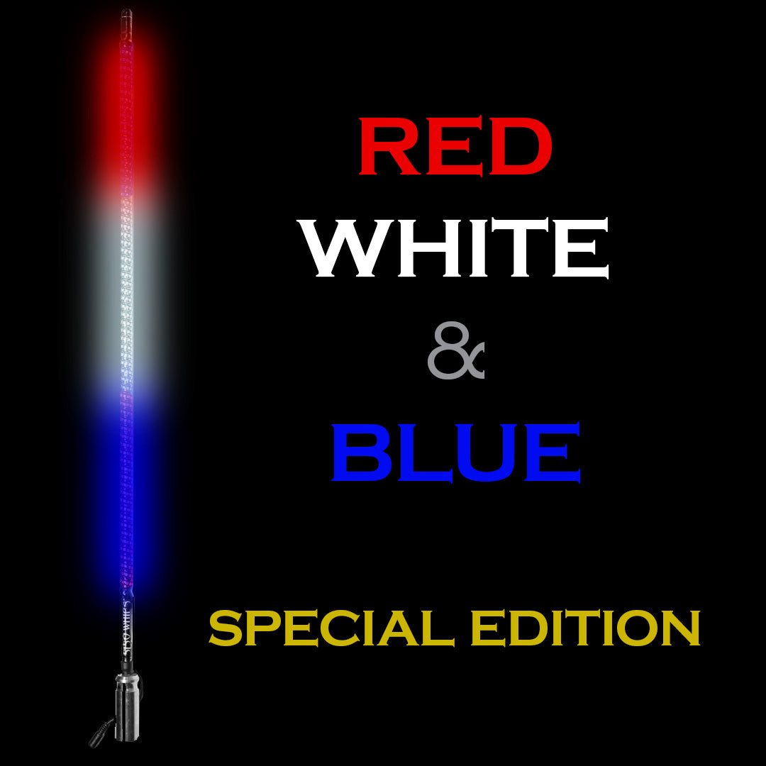 Red, White, &amp; Blue Hyper Whip 5150 Whips