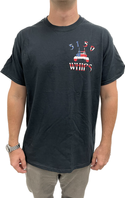 5150 T-Shirt Black RWB Logo 5150 Whips