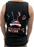 5150 Mens Tank Top - Black with RWB Logo 5150 Whips