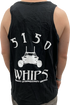 5150 Mens Tank Top - Black and White Logo 5150 Whips