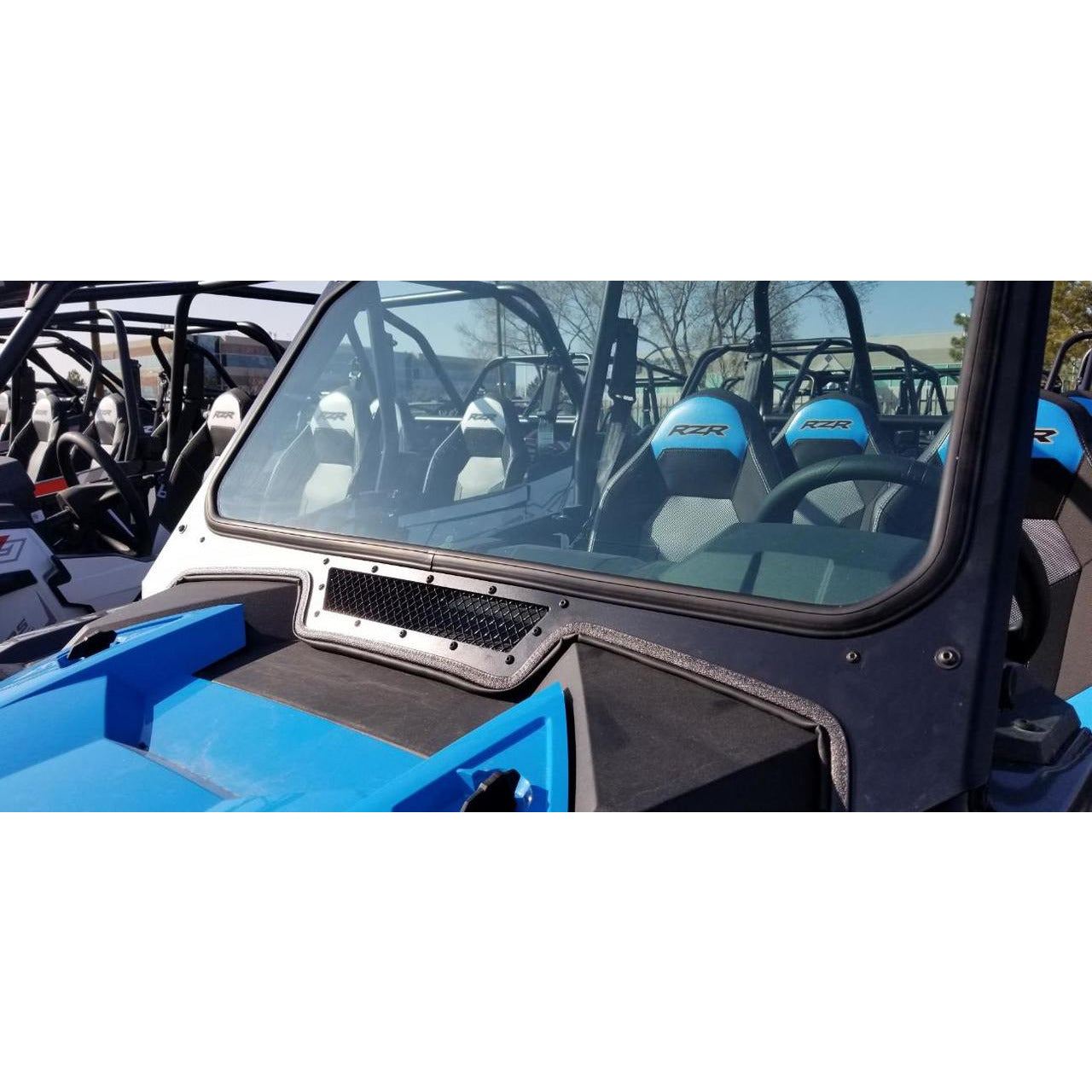 2019-2023 Polaris RZR XP Glass Windshield - Center Vent