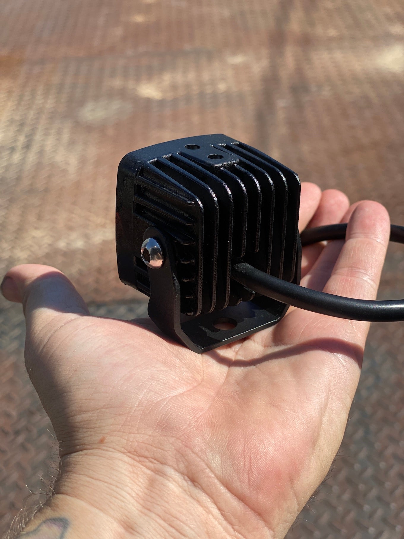 GP5 Single LED Pod Light Amber + Free Clear Lens