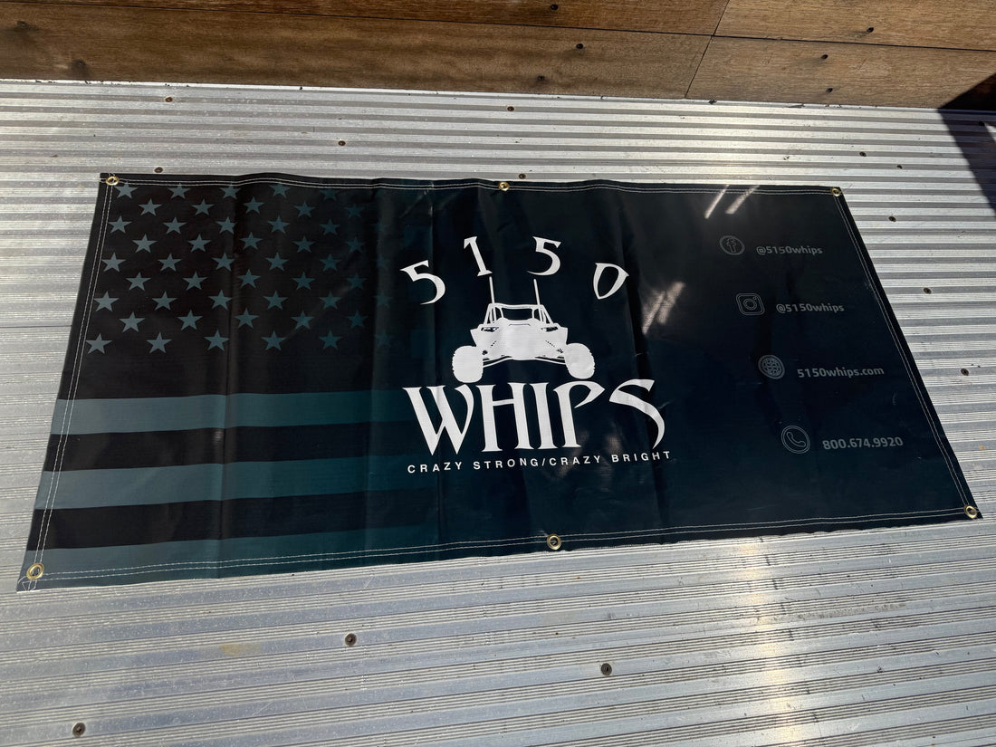 5150 Garage/Shop Banner – USA Edition 5150 Whips