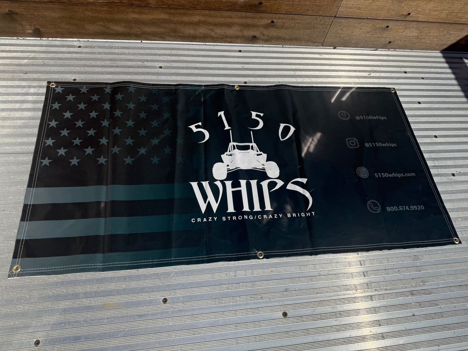 5150 Garage/Shop Banner – USA Edition 5150 Whips
