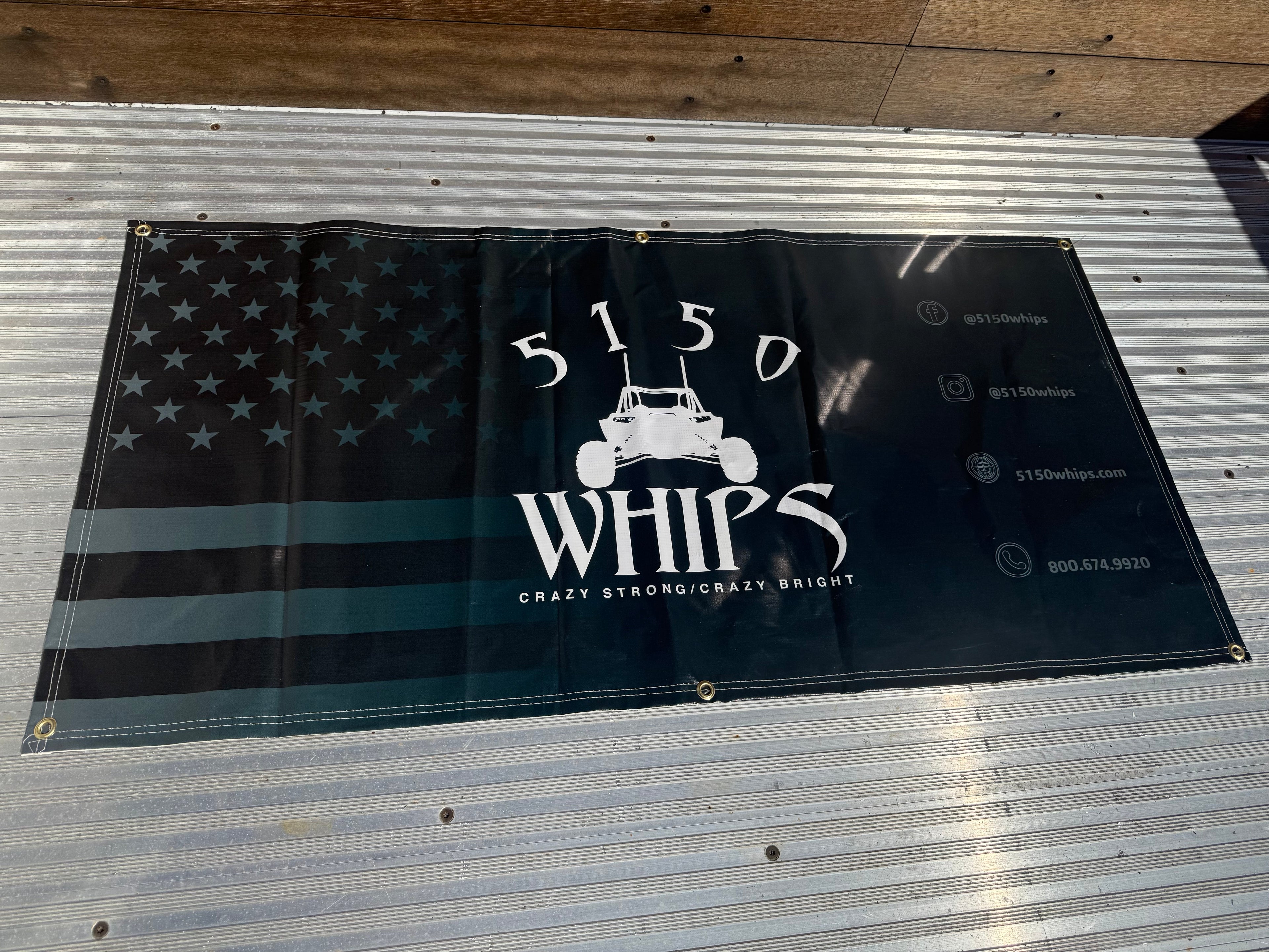 5150 Garage/Shop Banner – USA Edition 5150 Whips