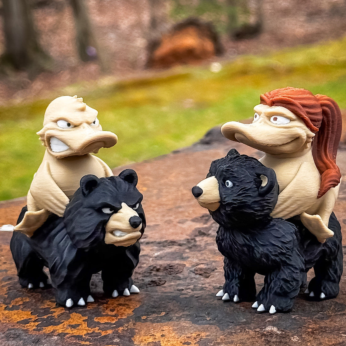 Mr. &amp; Mrs. Smoky Duck Set