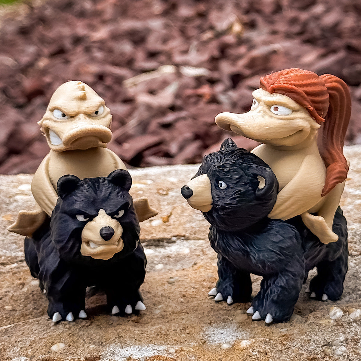 Mr. &amp; Mrs. Smoky Duck Set