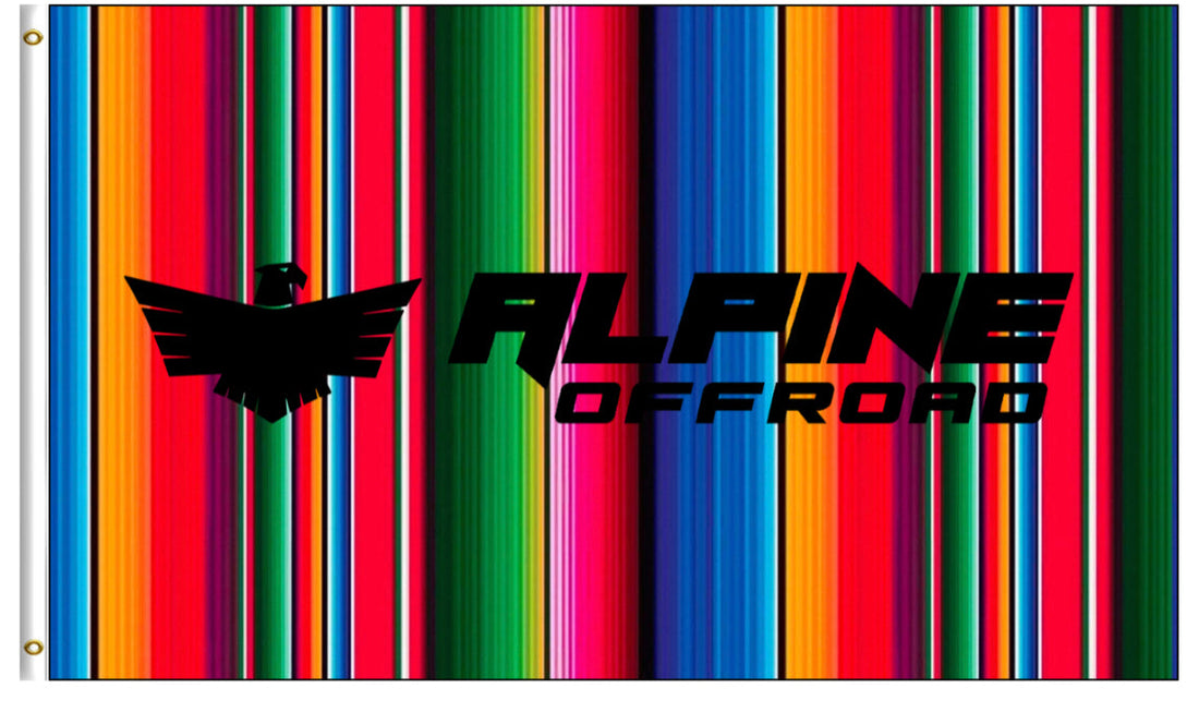 Baja Alpine Offroad Flag Alpine Offroad