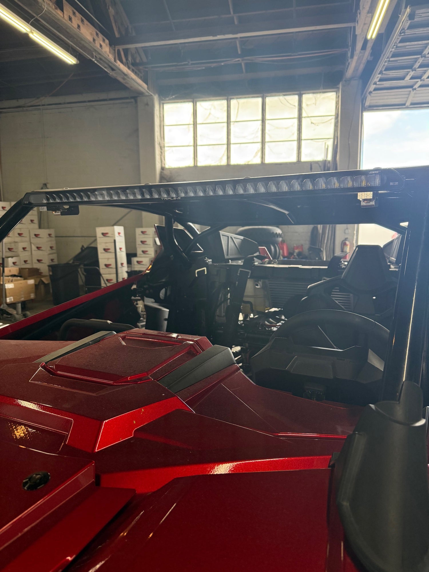 Triple R Light Bar with Universal Cage Mounts