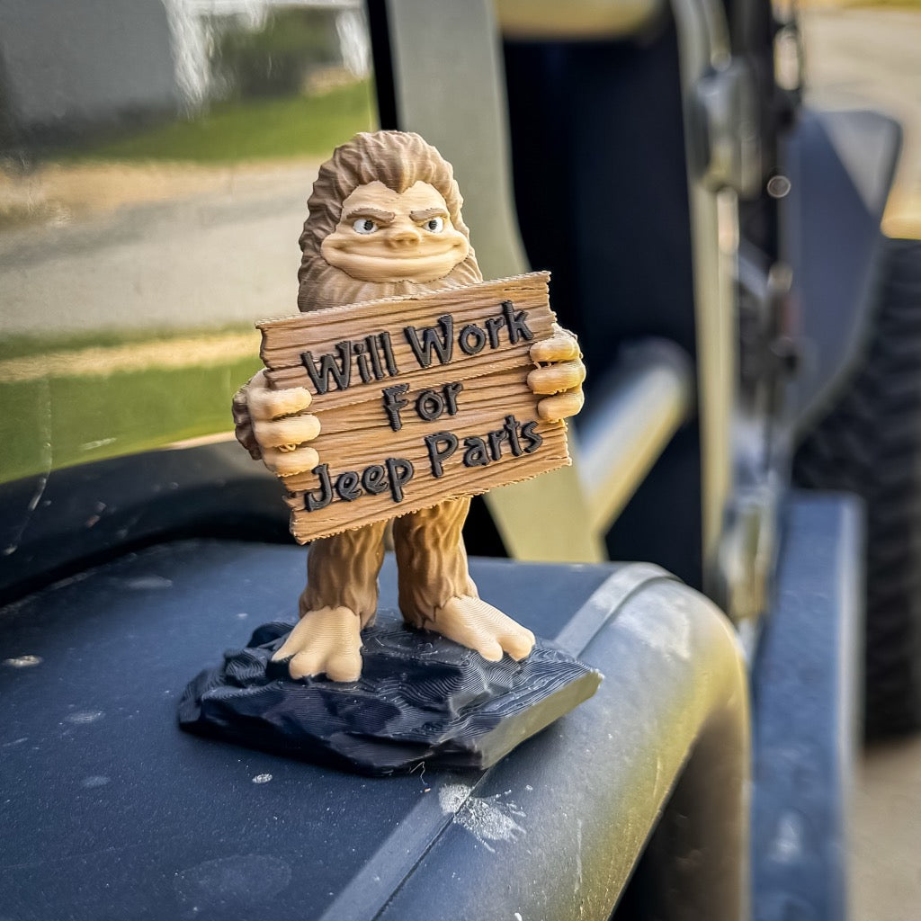 Will Work for Parts! Bigfoot Deskmate