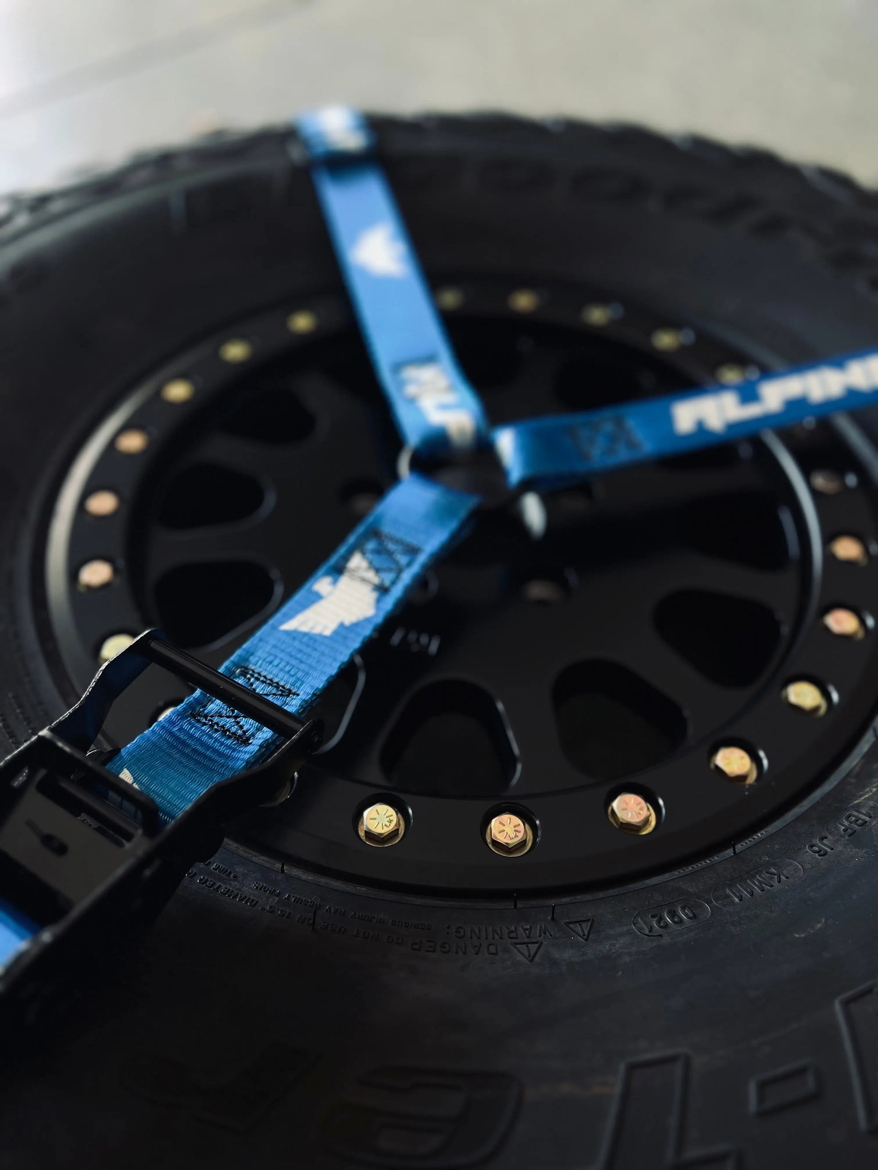 1.5" Y STRAP-BLUE Alpine Offroad