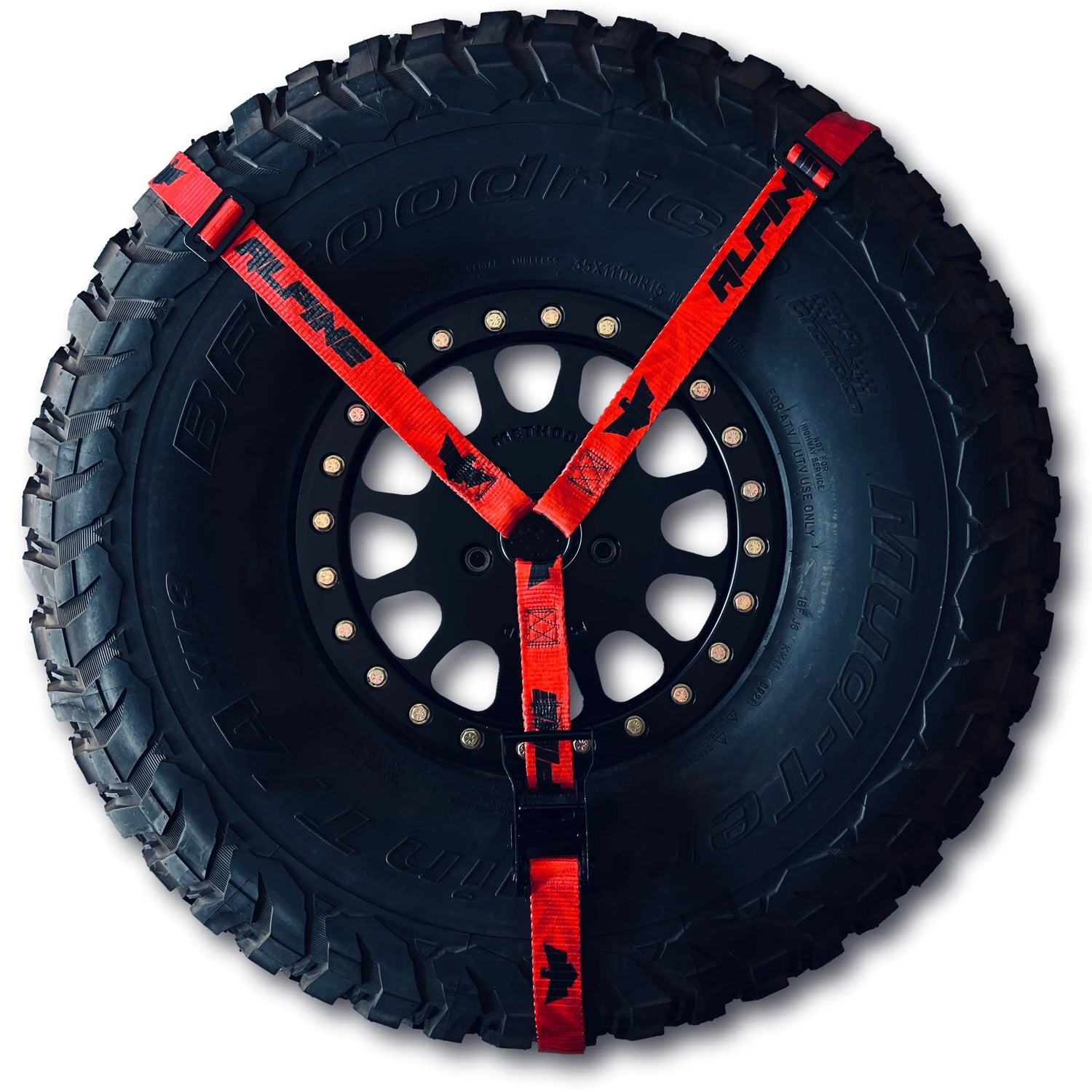 1.5" Y STRAP- RED DAZZLE Alpine Offroad