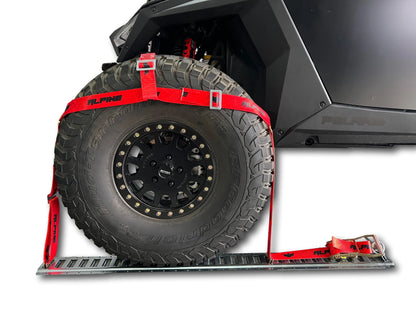 TIRE NETS- RED DAZZLE (4 STRAPS) Alpine Offroad