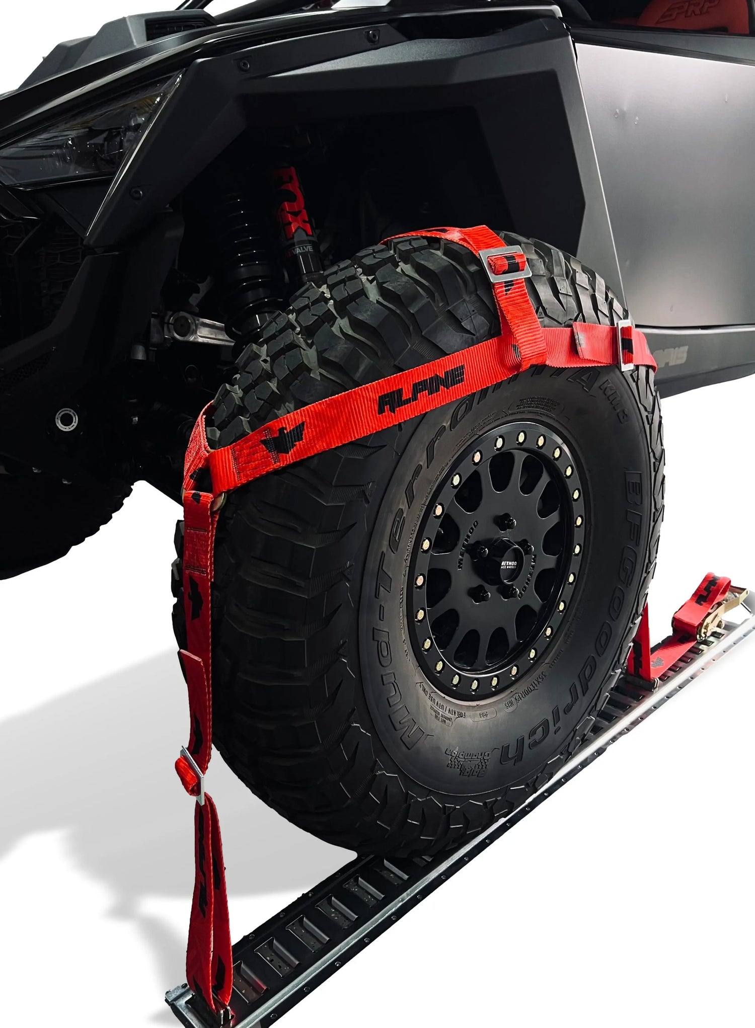 TIRE NETS- RED DAZZLE (4 STRAPS) Alpine Offroad