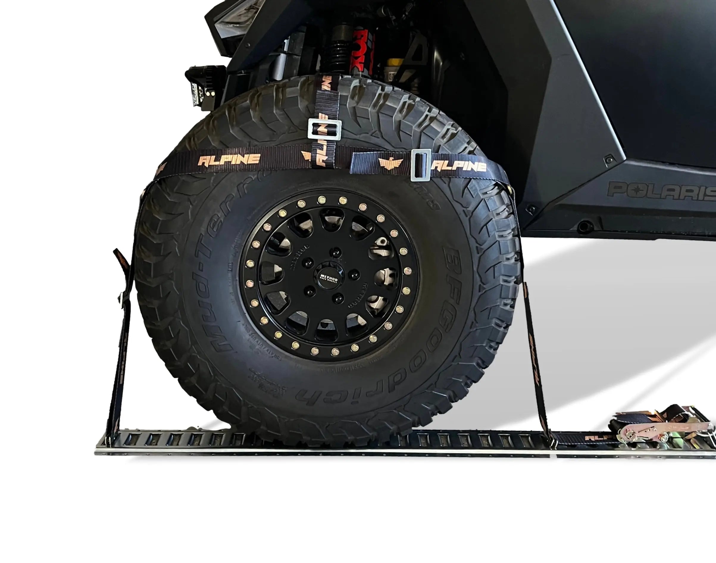 TIRE NETS- GOLD (4 STRAPS) Alpine Offroad