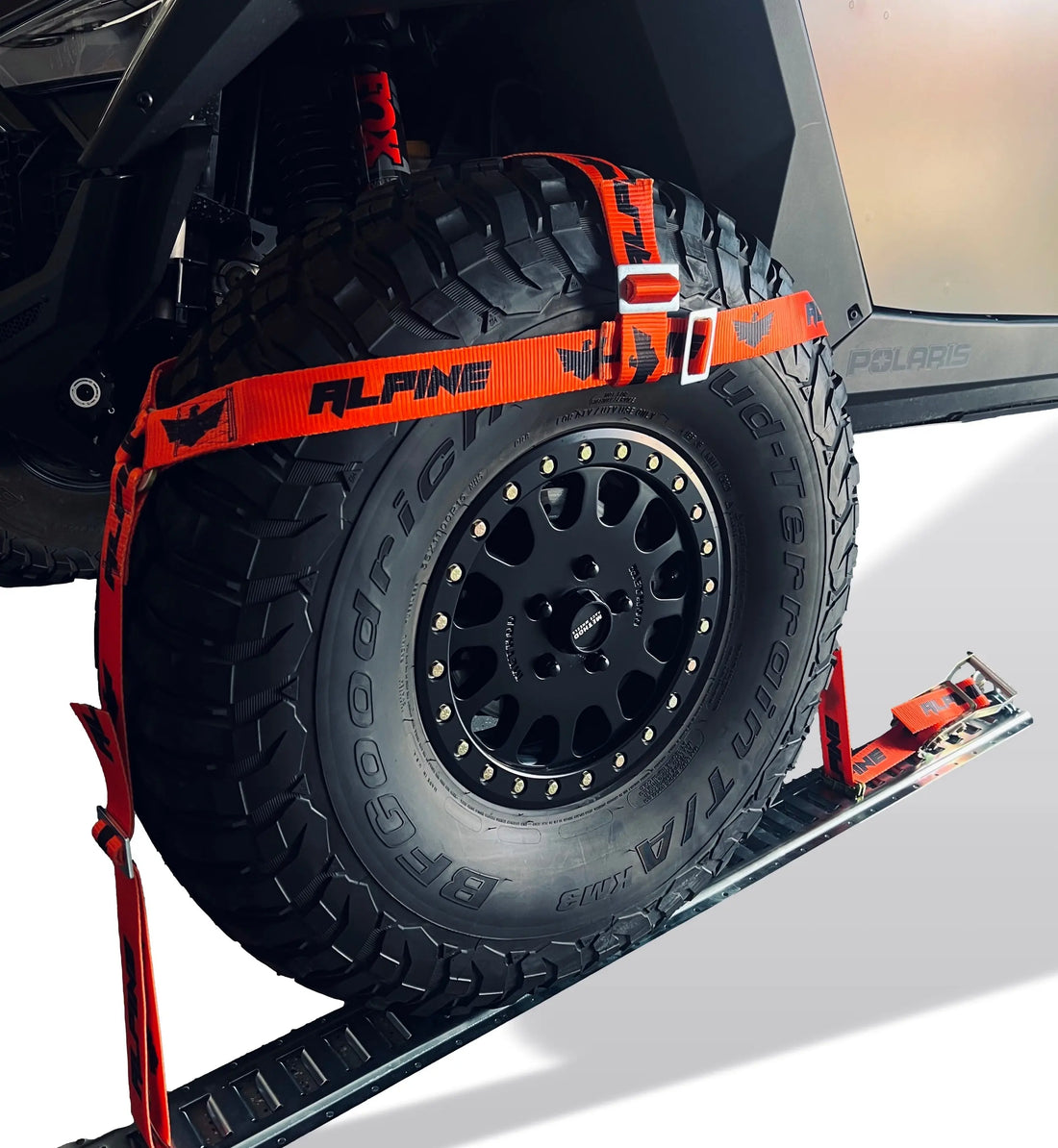TIRE NETS- ORANGE (4 STRAPS) Alpine Offroad