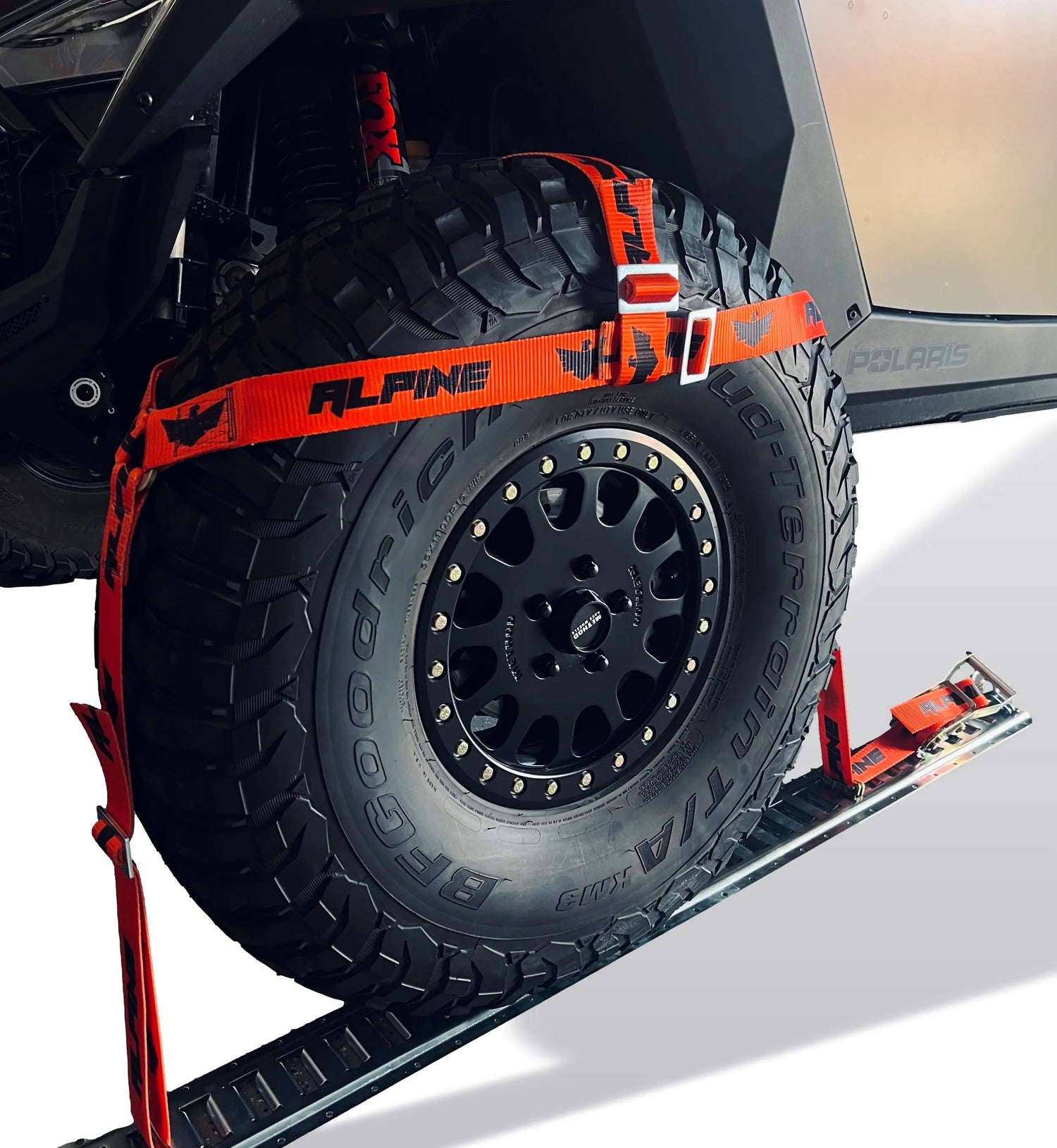 TIRE NETS- ORANGE (4 STRAPS) Alpine Offroad