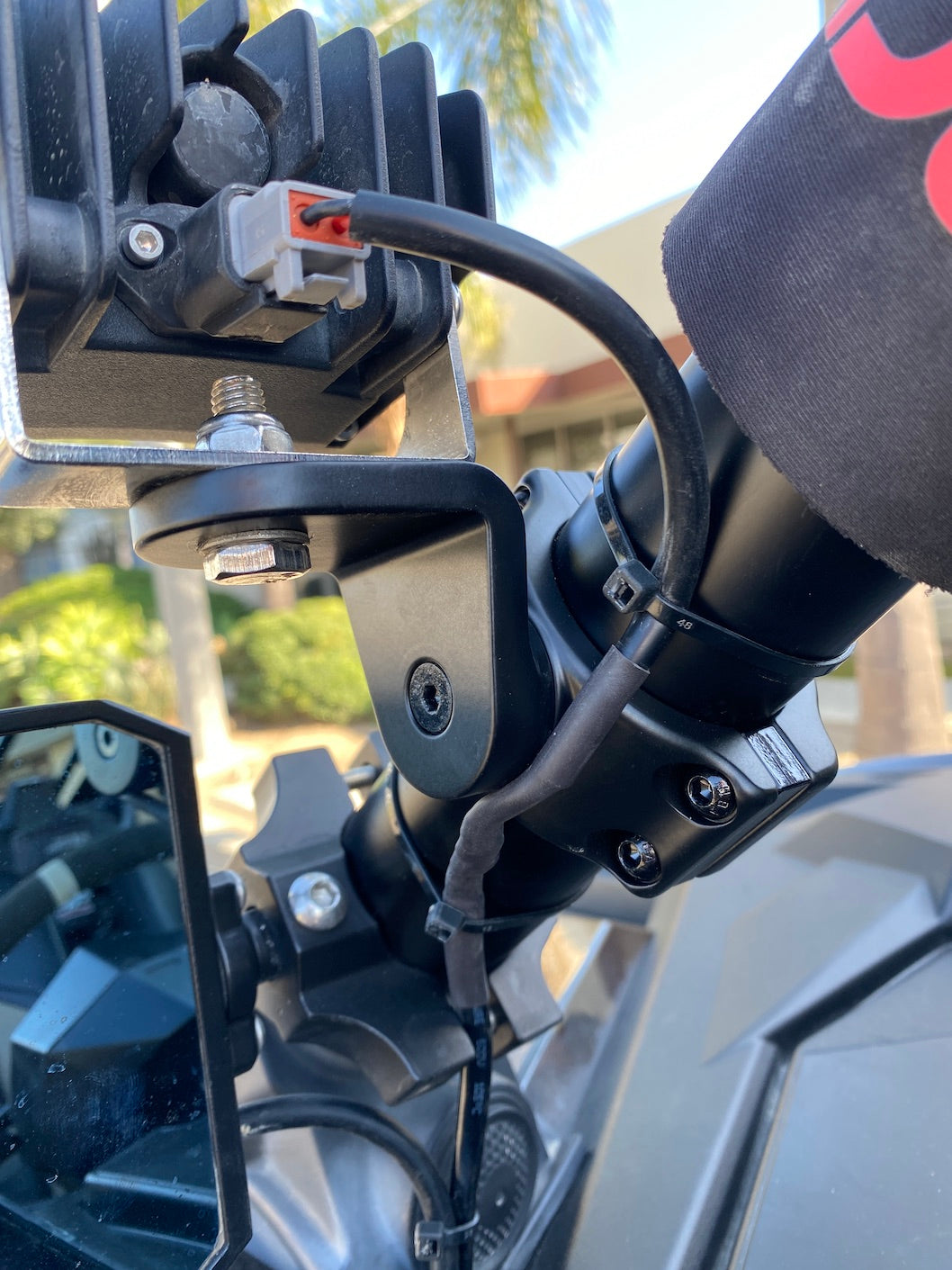 1.75 &amp; 2" Tube Clamp Mounts Pair - Fits RZR Pro Cages