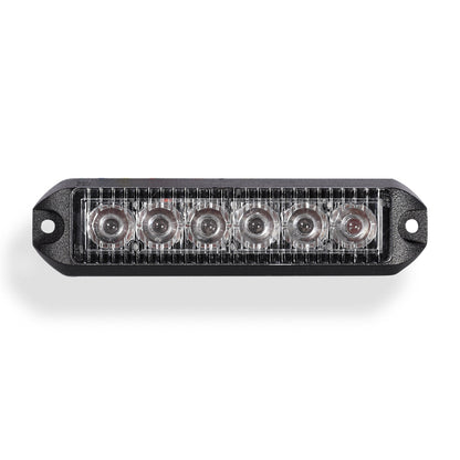 6 LED Emergency Vehicle Grille Warning Light Head