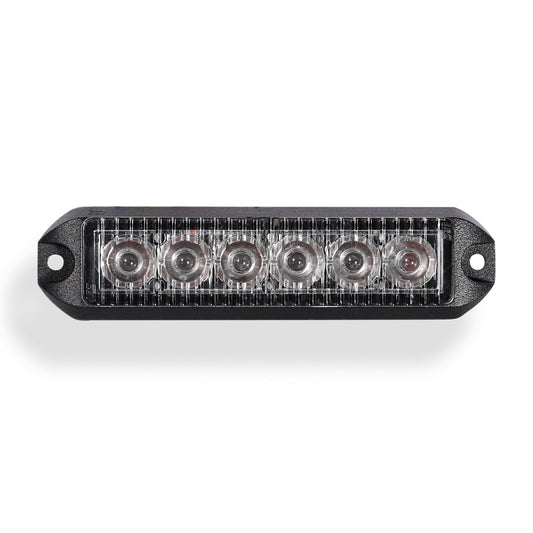 6 LED Emergency Vehicle Grille Warning Light Head