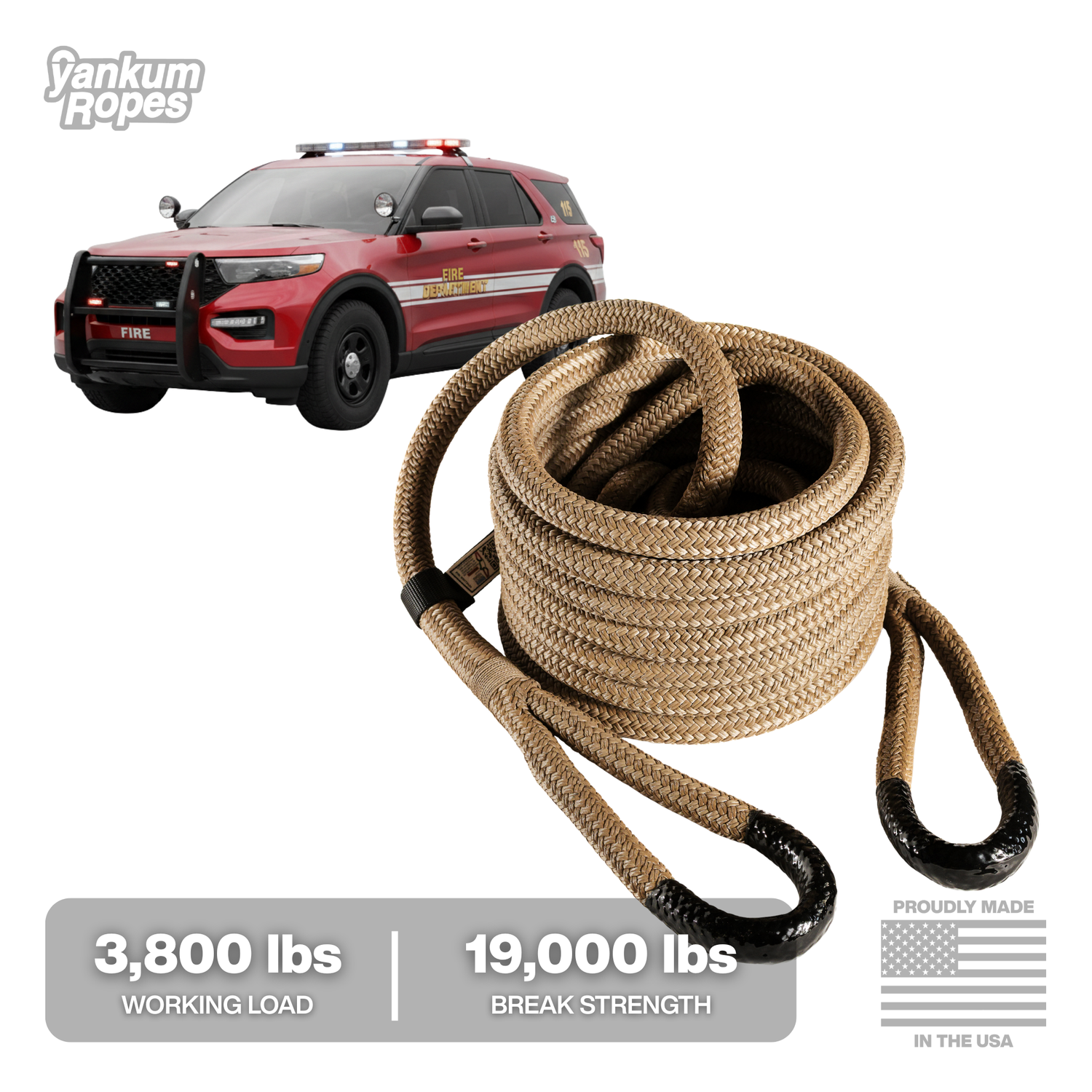Kinetic Recovery Rope - Military