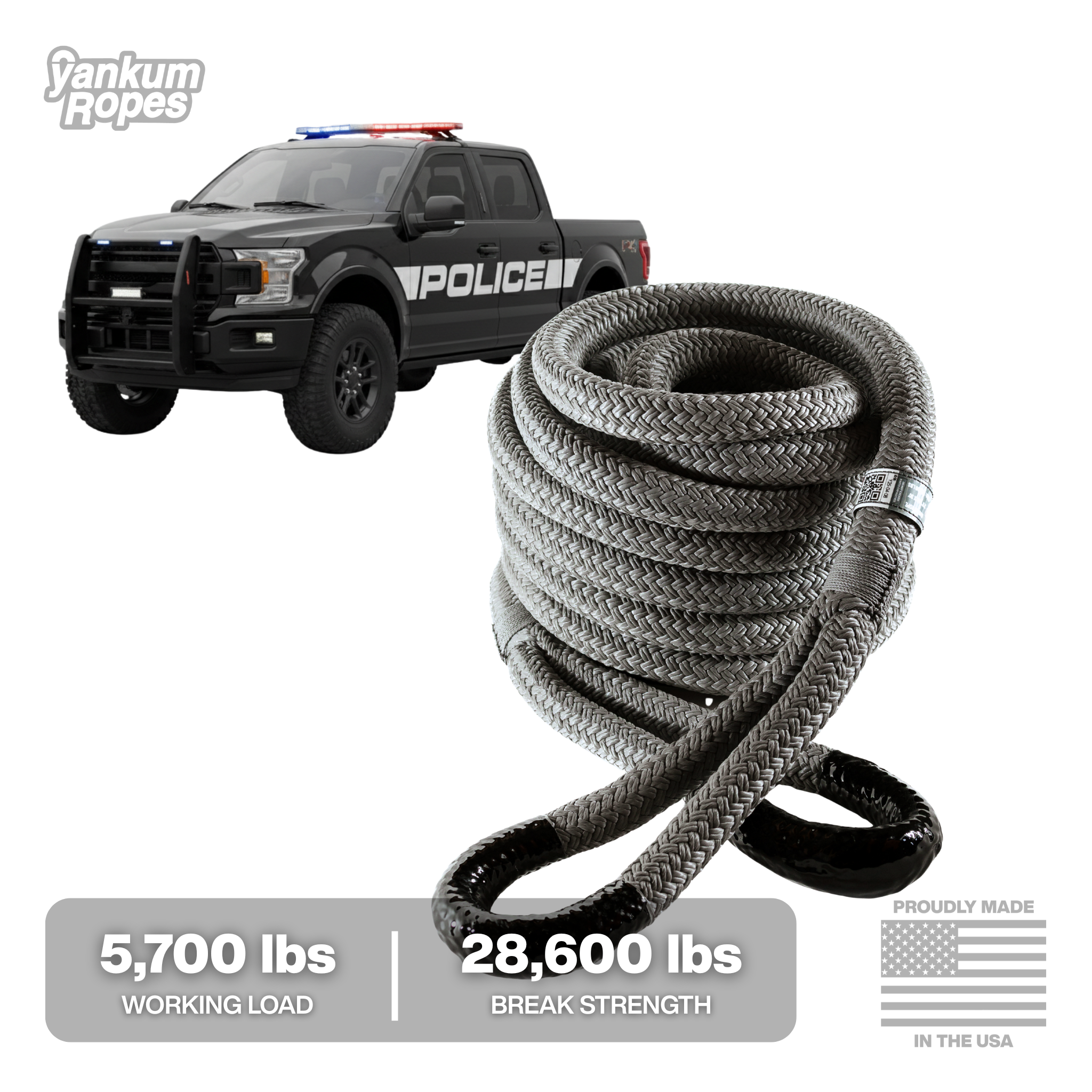 Kinetic Recovery Rope - Military