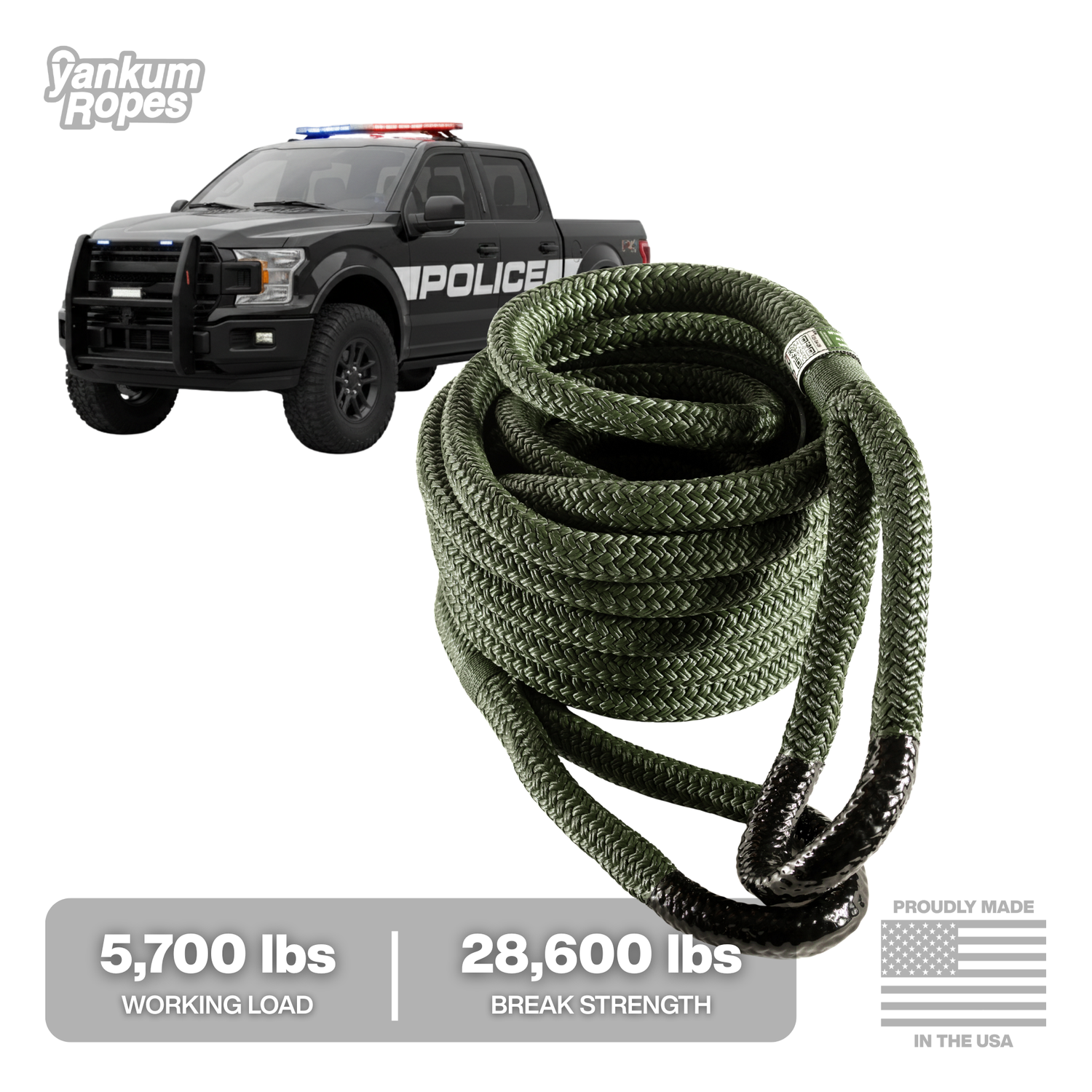 Kinetic Recovery Rope - Military