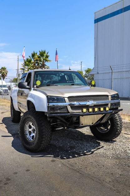 1999-2006 Chevy Silverado &amp; GMC Sierra Hood / Windshield Pillar Mounts for LED Pod USA Made