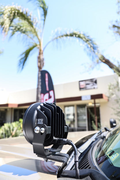 1999-2006 Chevy Silverado &amp; GMC Sierra Hood / Windshield Pillar Mounts for LED Pod USA Made