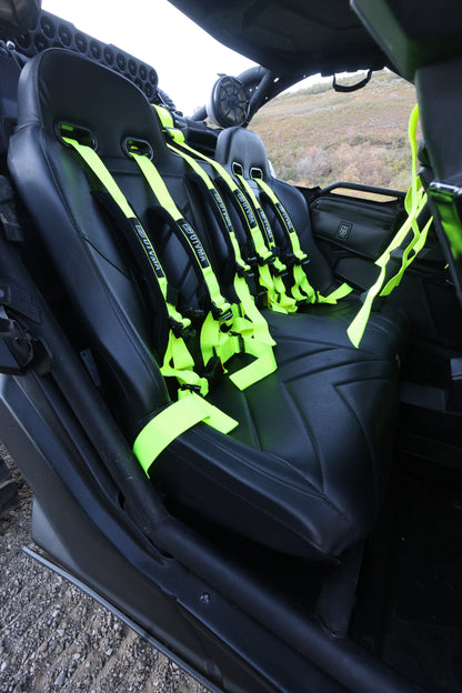 Maverick X3 Rear Bench Seat W Harnesses (2017+)