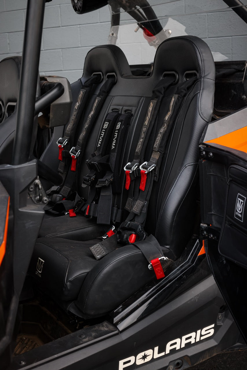 RZR 1000 Rear Bench Seat &amp; Pair of Front Bucket Seats Set