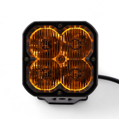 Amber Backlit Race Pod Bundle With Wiring Harness