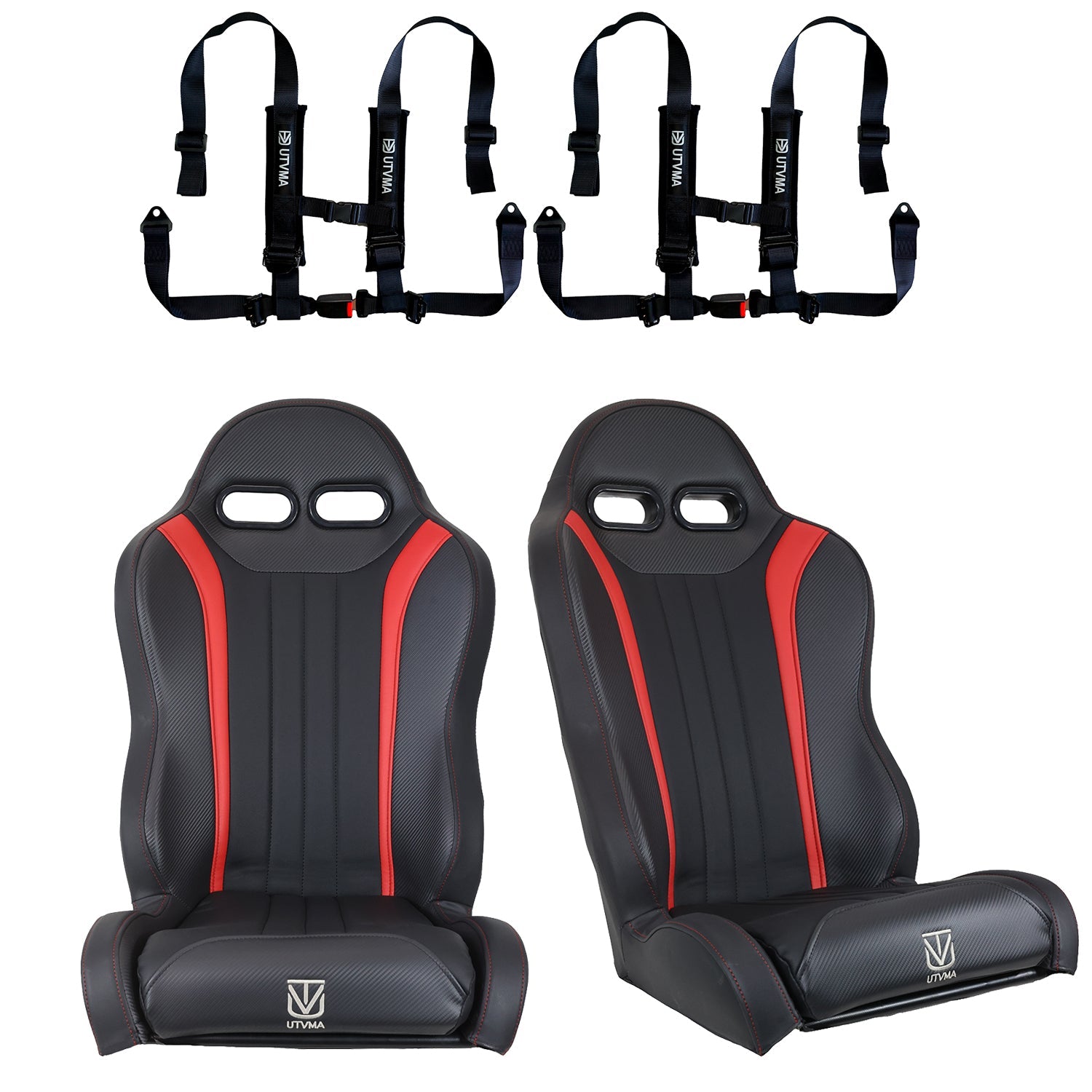 "Weekender" Series Pair of Front Suspension Bucket Seats Maverick X3 2 or 4 Seater (2017+)