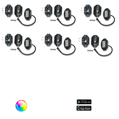 5150 Whips 187 Style Rock Lights w/ Control Harness 5150 Whips