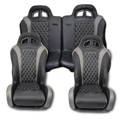 Aces Racing - 2024+ Polaris XP Bench Seat and Bucket Seat Combo
