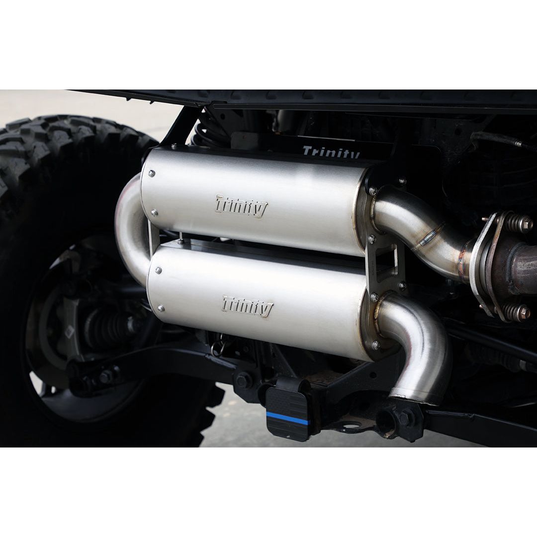 Trinity Racing - 2024+ Polaris Xpedition Dual Muffler Slip On Exhaust