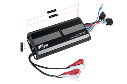 M-Series 600W 4-Channel Amplifier | UTVM-75.4D