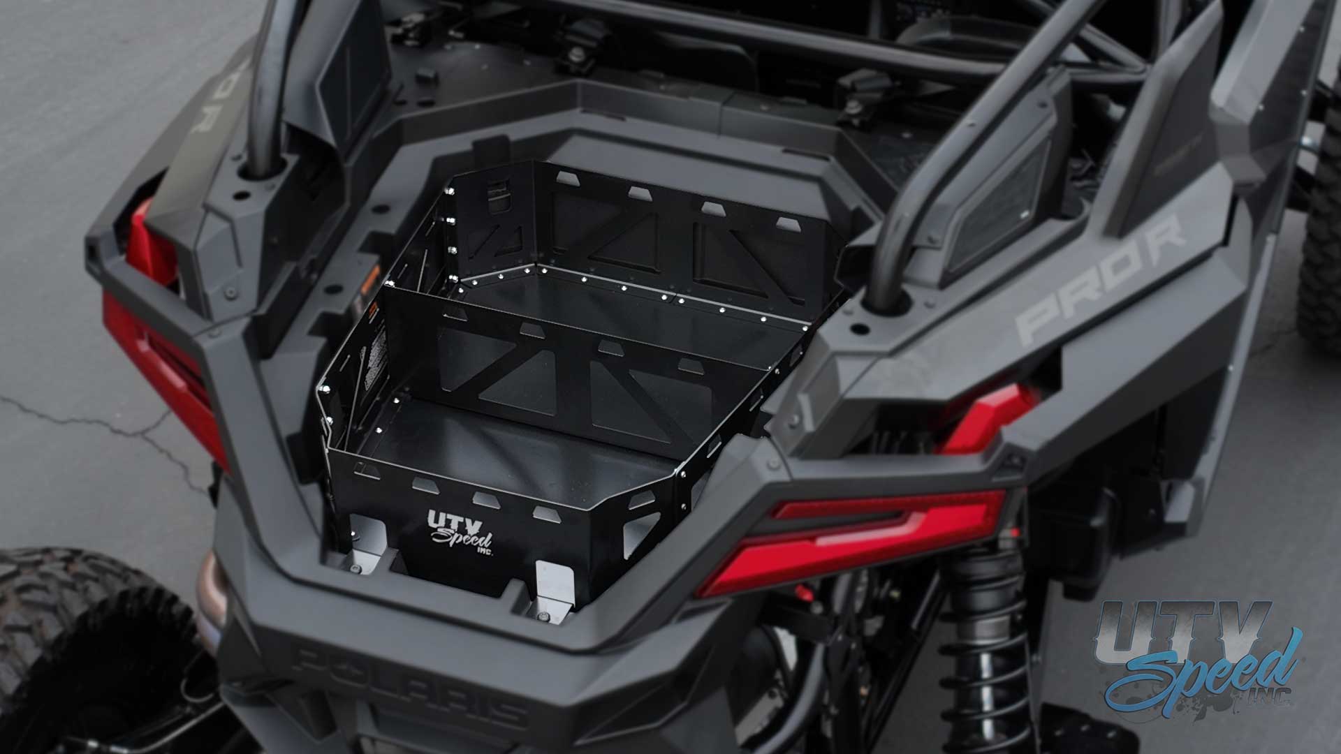 Pro XP, Pro R and Turbo R Cargo Rack Bed Box by UTV Speed